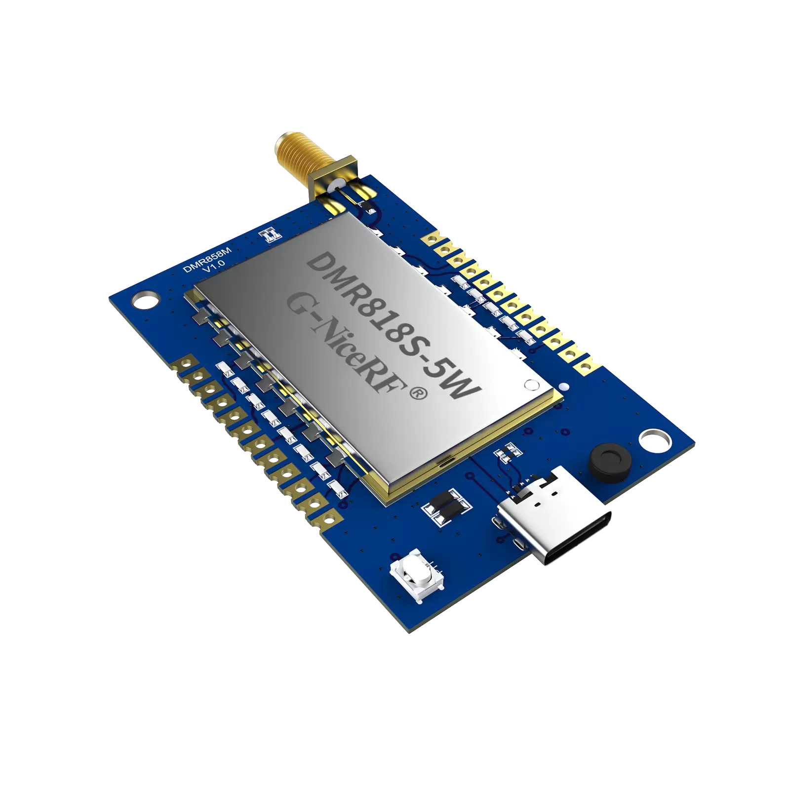 DMR858M: DMR Dual Time Slot Analog-Digital  Integrated 5W Walkie-Talkie