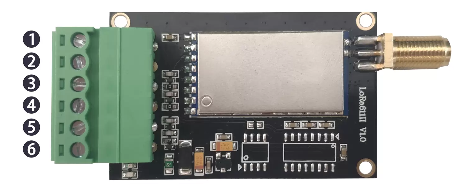 Pin definition of wireless module LoRa611II