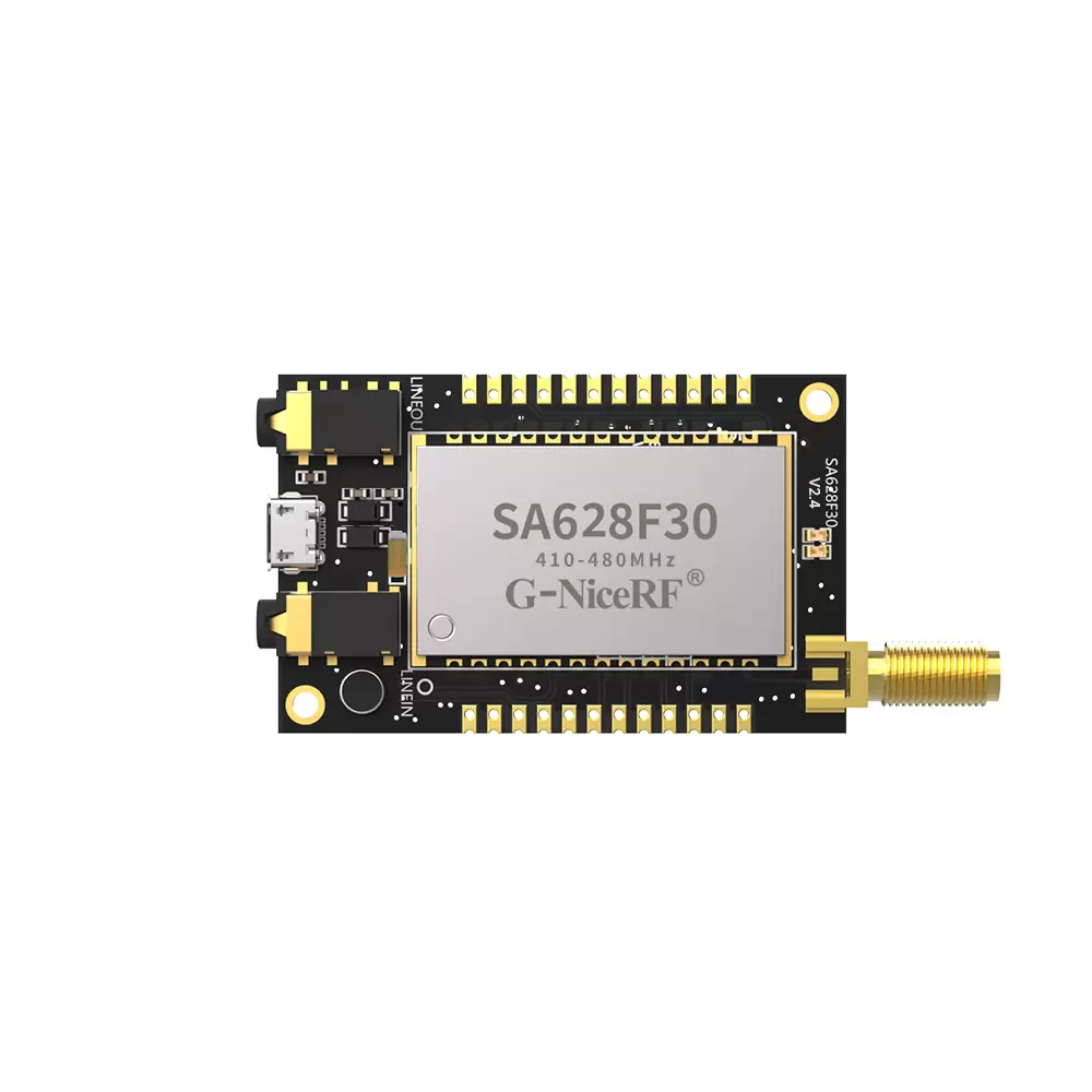 SA628F30 : 1W Long Range Full Duplex 16K Sampling Rate Wireless Audio Module
