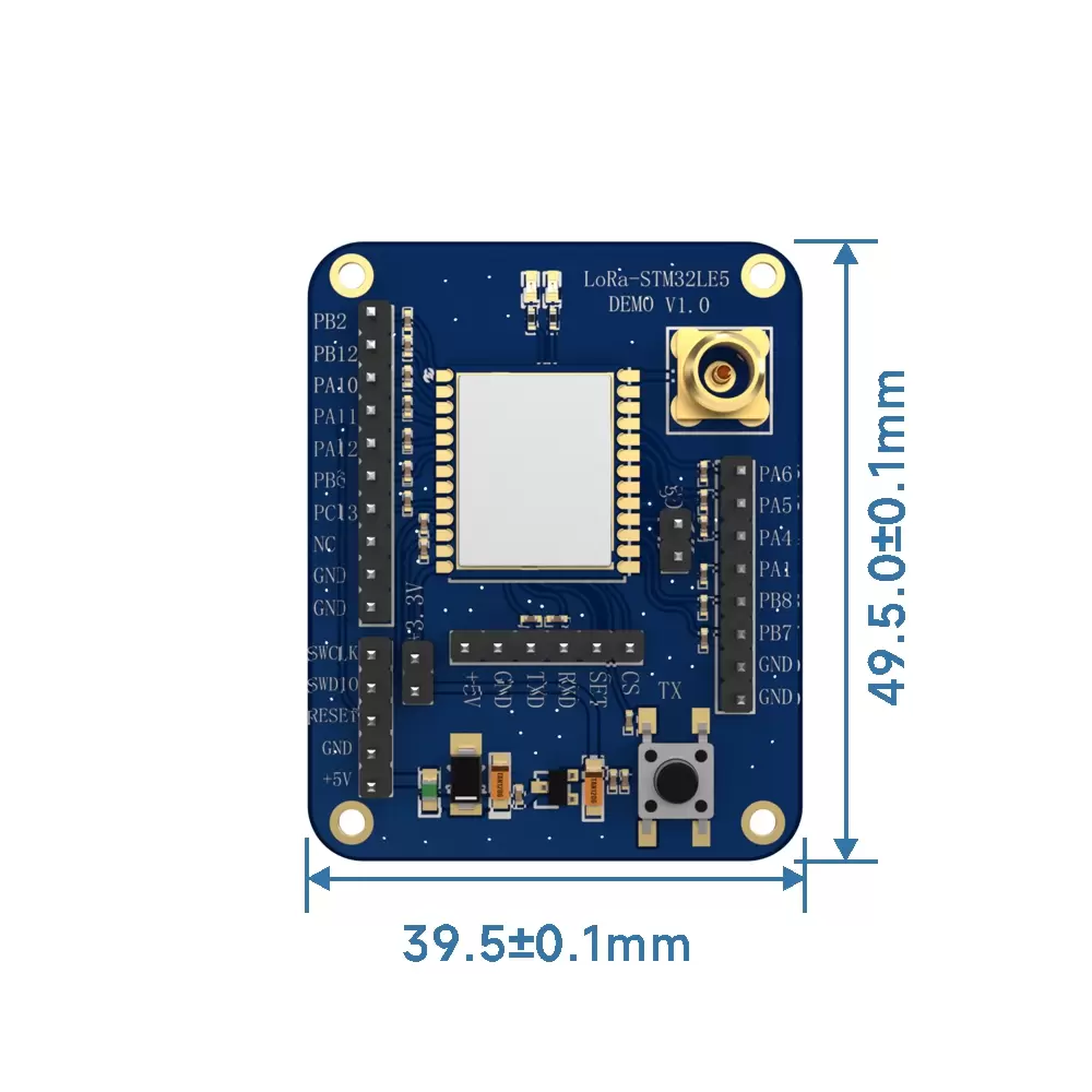 LoRa-STM32WLE5 SoC Wireless Module Demo Evaluation Board