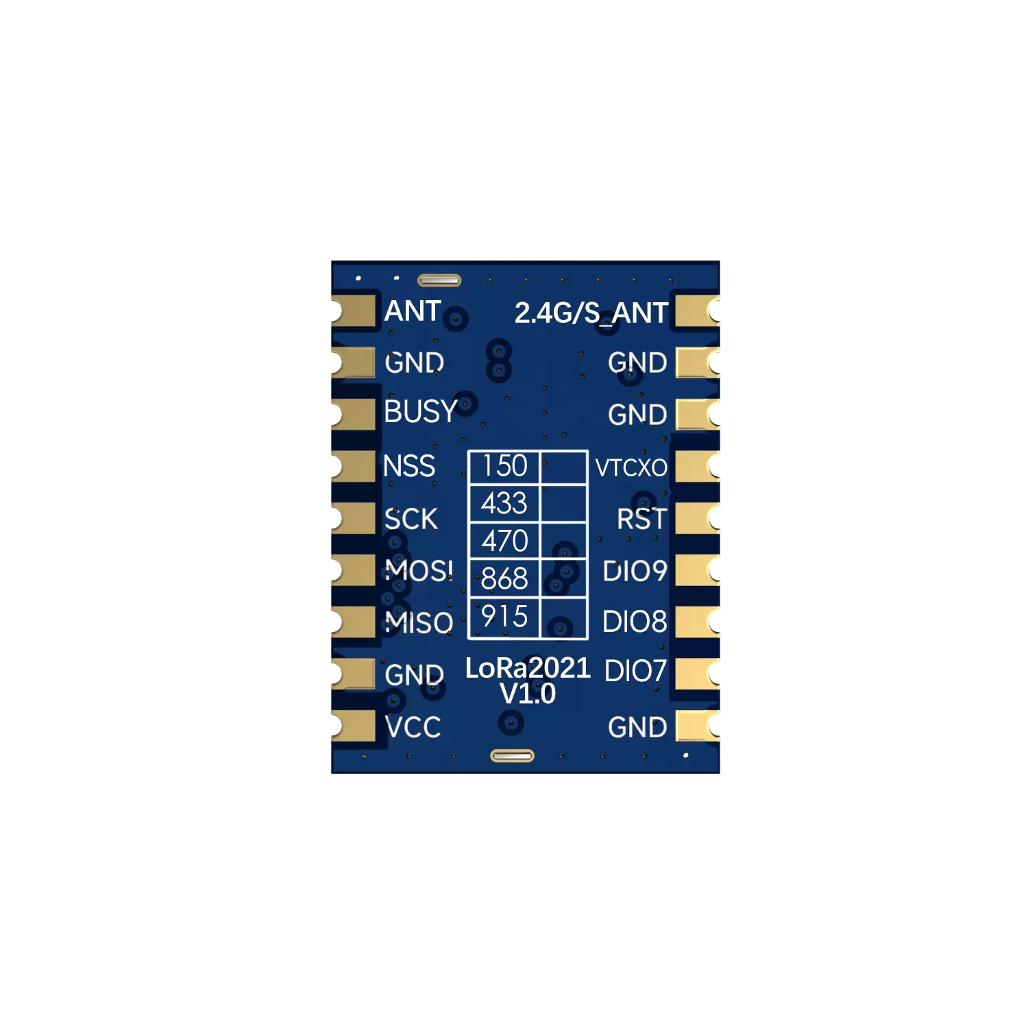 LoRa2021: 160mW Multi-Band Wireless Communication Module
