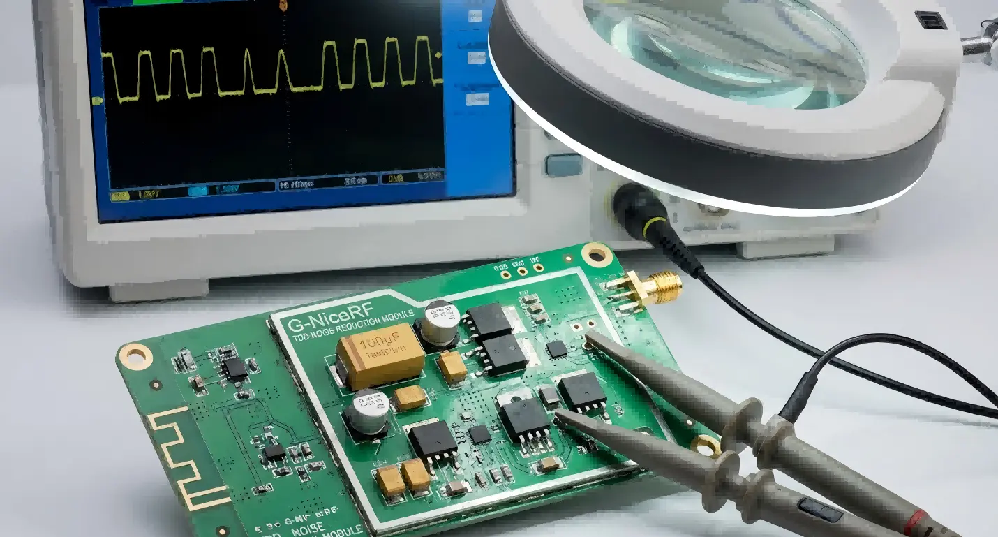 G-NiceRF board for UHF walkie-talkie noise reduction