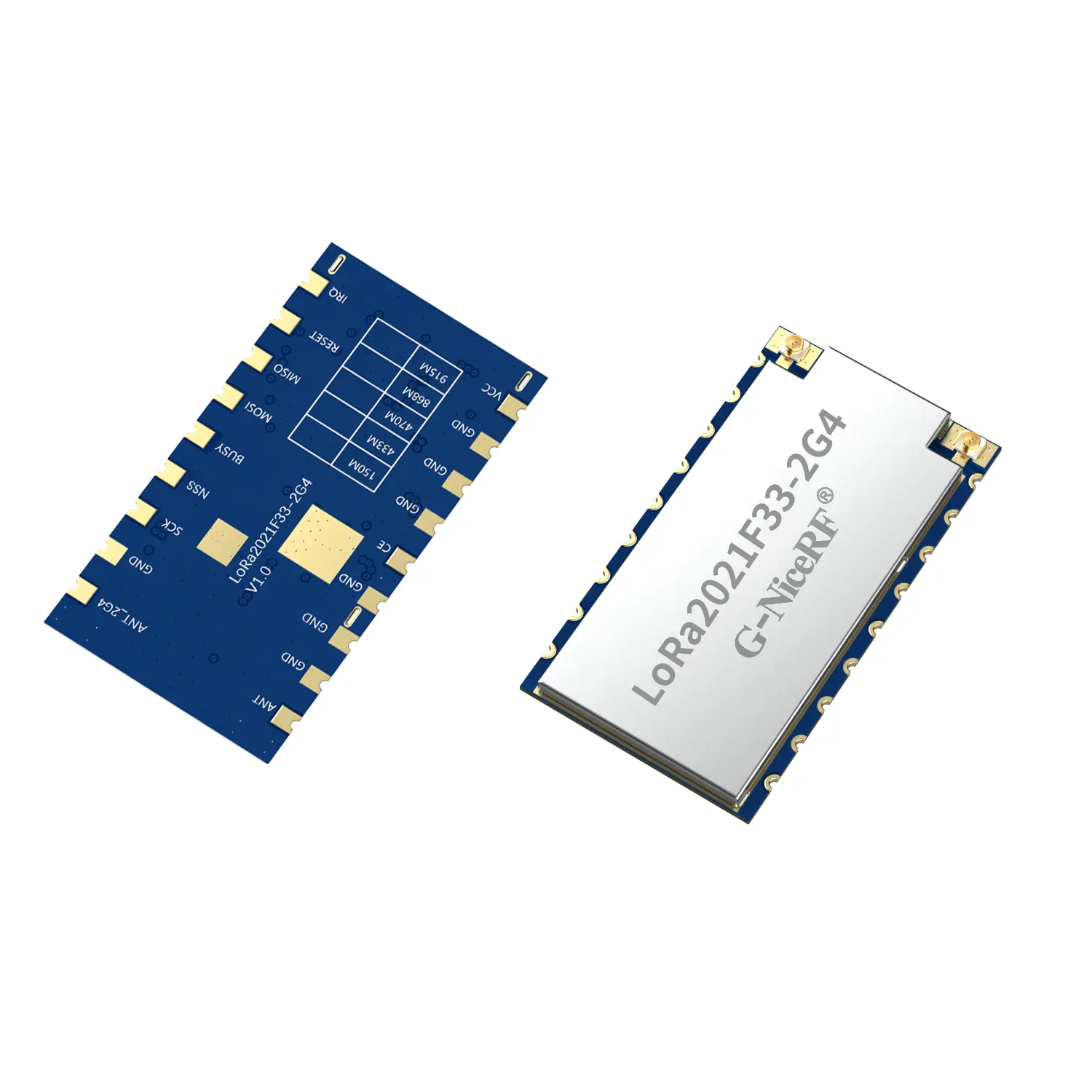 LoRa2021F33-2G4: 2W High-Power, High-Speed Multi-Band LR2021 Wireless Communication Module