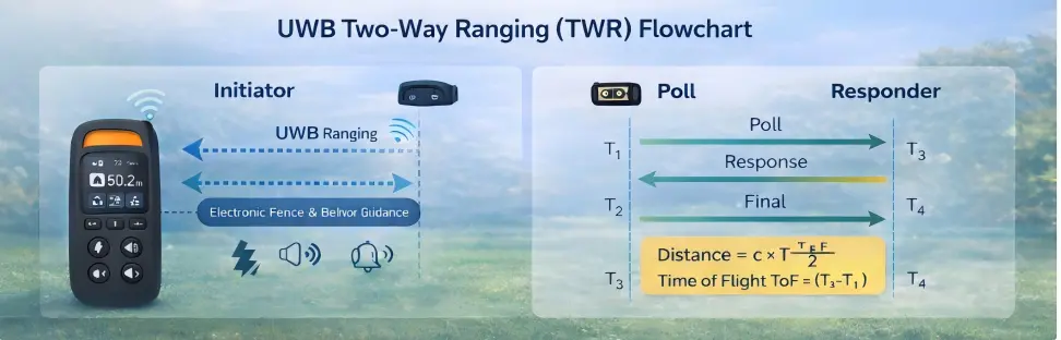 UWB Pet Electronic Fence System Overview