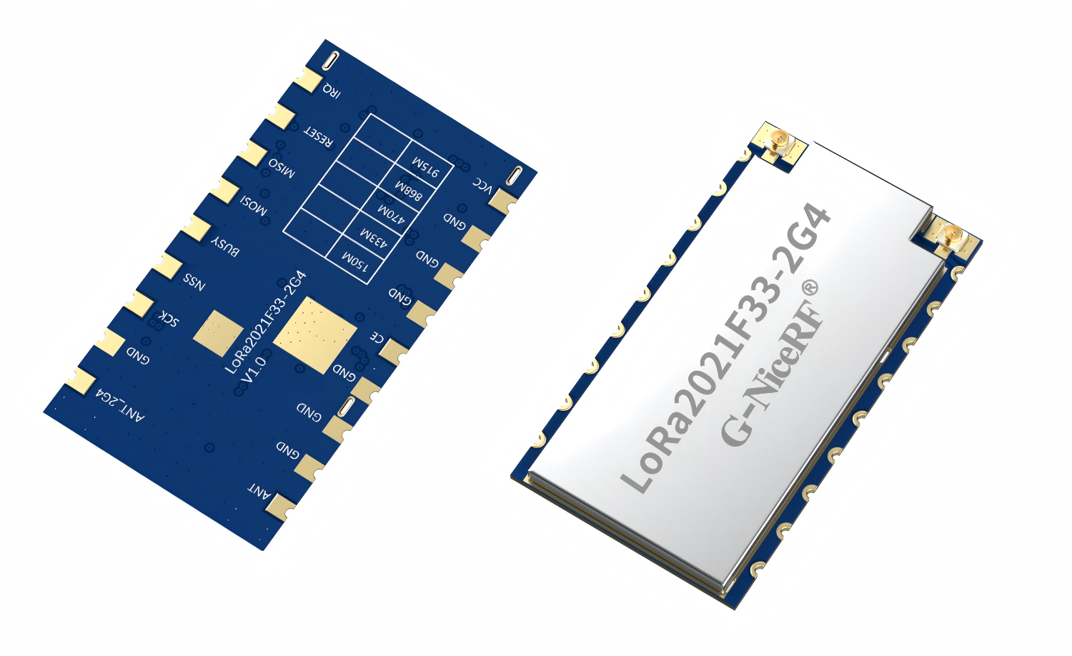 LoRa2021F33-2G4 High-Power Dual-Band LoRa Communication Module